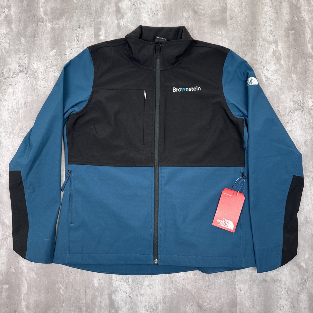 The North Face Castle Rock Jacket Womens L Blue Teal Soft Shell Outdoors NWT